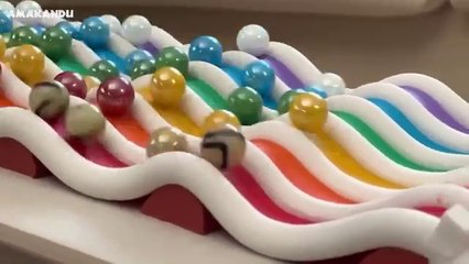 Marble Run Race Plasticine /Pop Tubes Train /relexsing vedio