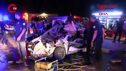 Otomobil TIR'a arkadan çarptı: 2 kardeş öldü, 3 kişi yaralandı