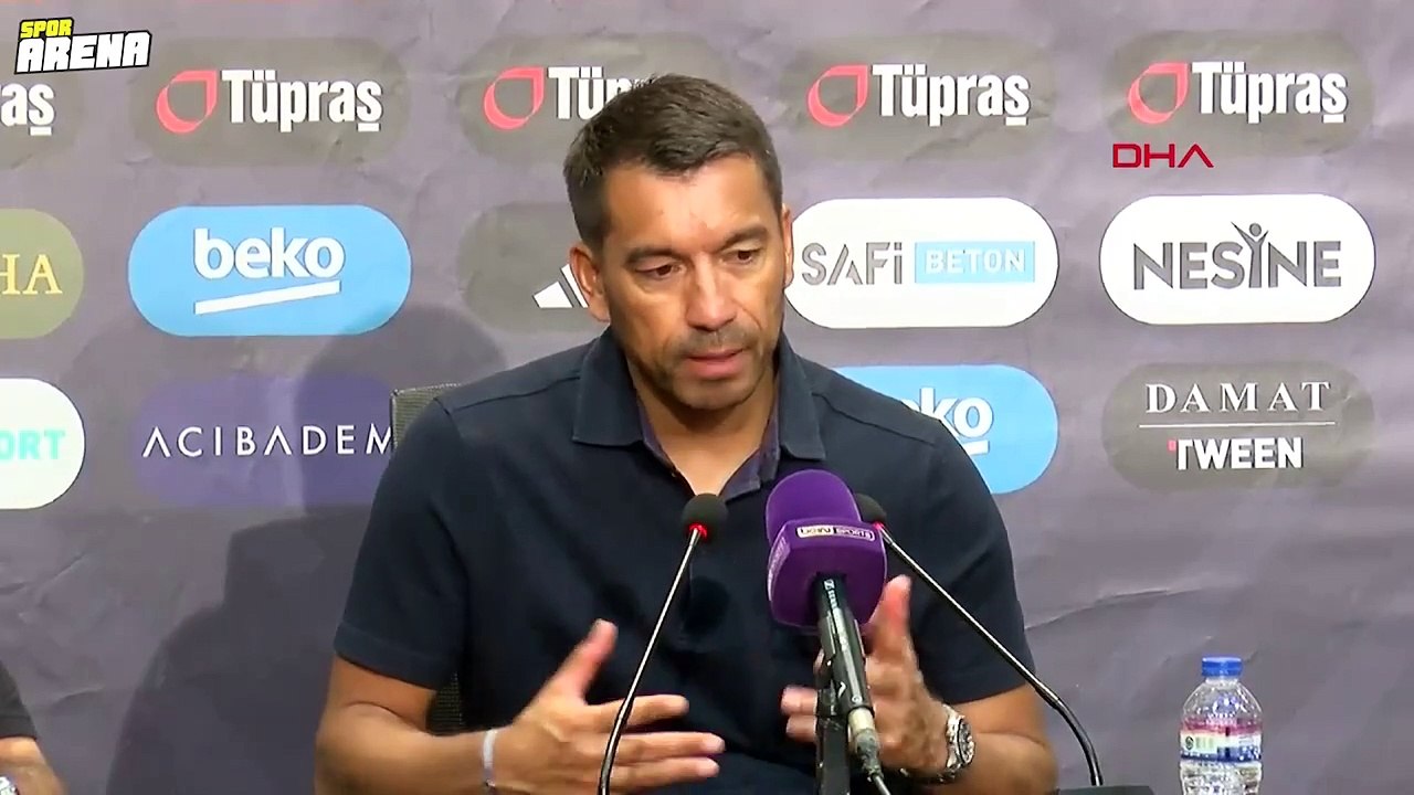 Beşiktaş Teknik Direktörü Giovanni van Bronckhorst: Reaksiyonumuz mutlu etti