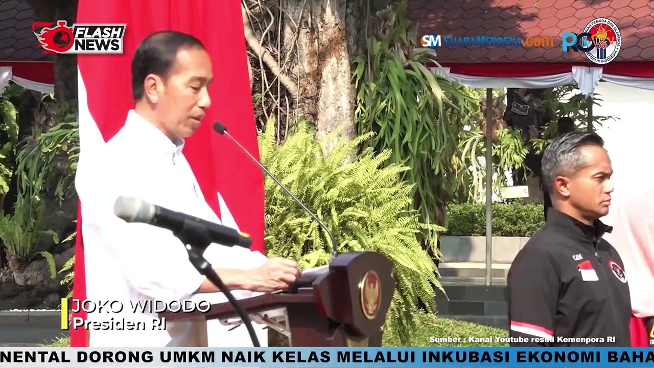 Menpora Dito Dampingi Presiden Jokowi Serahkan Bonus Atlet Olimpiade Paris 2024