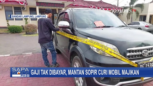 Sakit Hati Gaji Tak Dibayar, Mantan Sopir Nekat Curi Mobil Majikannya