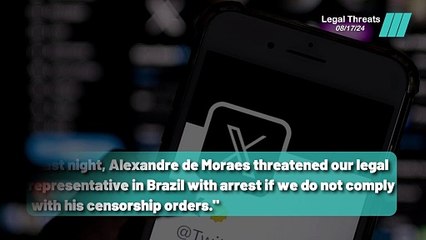 Brazilian Judge Orders X to Take Down Accounts TheFposte