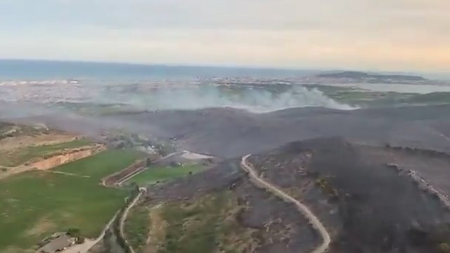 Hérault : l'incendie de Frontignan « fixé », 350 hectares brûlés