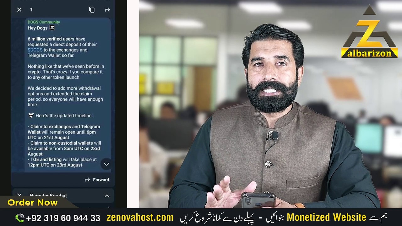 Dogs Coin Witdhdraw albraizon 19-8-24