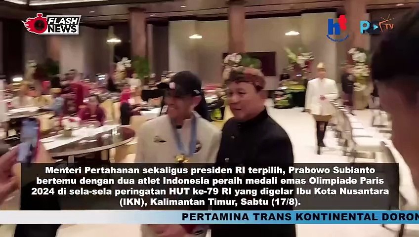 Momen Prabowo dan Para Atlet Peraih Medali Olimpiade Paris 2024 di IKN