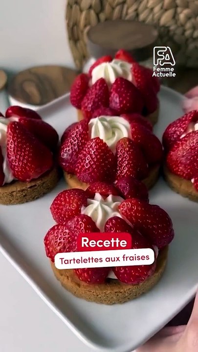 FEMME ACTUELLE - Recette de tartelettes aux fraises