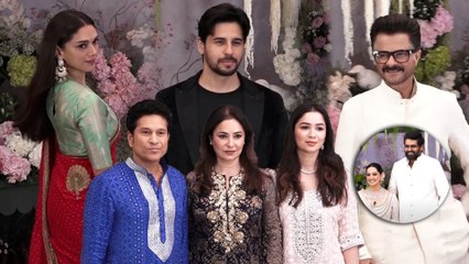The Tendulkar's, Sidharth Malhotra, Aditi & Anil Kapoor At Eka Lakhani & Ravi Bhagchandka's Engagement