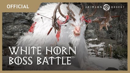 Crimson Desert - 7 minutes de gameplay "White Horn Boss Battle" Gamescom 2024