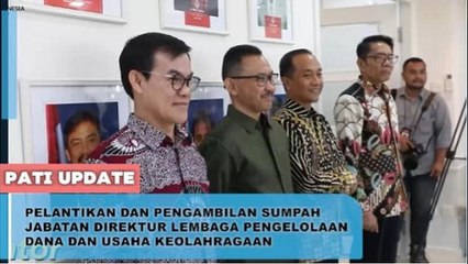 Pelantikan dan Pengambilan Sumpah Jabatan Direktur LPDUK di Lingkungan Kemenpora