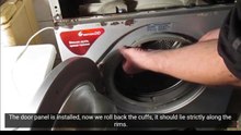 How to repair poorly closing doors in a washing machine, problem when assembling an LG machine.