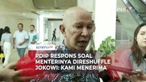 PDIP Respons soal Menterinya Direshuffle Jokowi: Kami Menerima