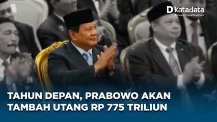 Pemerintahan Prabowo akan Tarik Utang Rp 775,9 T di 2025, Naik Rp 222 T dari Outlook Utang 2024