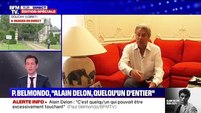 Mort d'Alain Delon : Un journaliste de BFMTV recadré en plein directPhotocall de la Palme d'or d'honneur à Alain Delon lors du 72ème Festival International du film de Cannes. Le 19 mai 2019