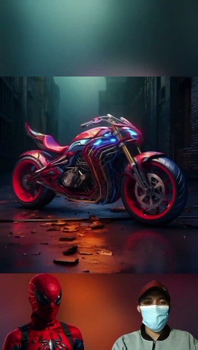superheroes but motorcycle part 2 ALL Characters (Marvel & DC) #avengers #dc #ai #shorts