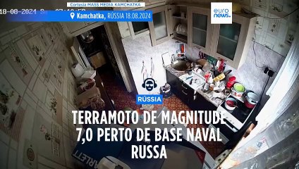 Erupção de dois vulcões provoca sismo de 7,0 na zona oriental da Rússia