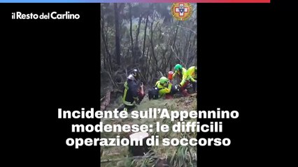 Incidente sull'Appennino modenese: le difficili operazioni di soccorso