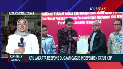 KPU Jakarta Verifikasi Dukungan, Respons Dugaan Cagub Independen Catut KTP Warga