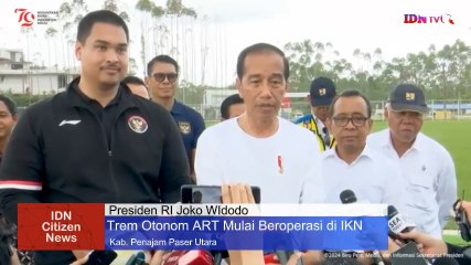 Trem Otonom ART Mulai Beroperasi di IKN