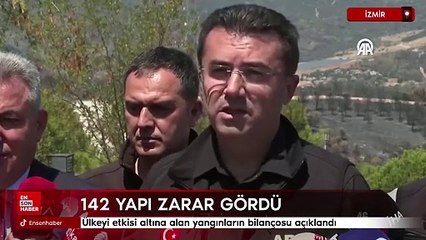 Ülkeyi etkisi altına alan yangınların bilançosu açıklandı