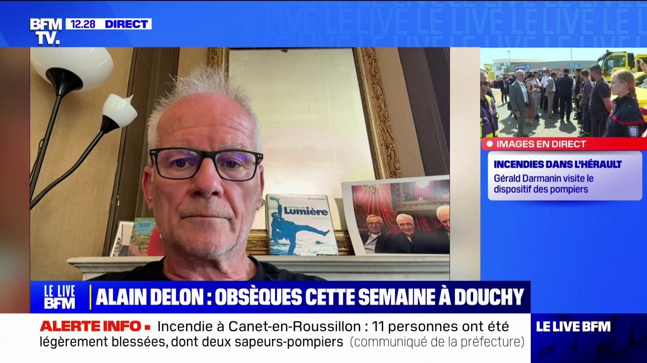 Thierry Frémaux (délégué général du Festival de Cannes): "L'émotion est à la hauteur de celle que lui avait éprouvée lorsqu'on lui a remis cette Palme d'or d'honneur"