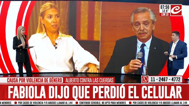 Violencia de Género presidencial: Fabiola Yáñez perdió su teléfono celular