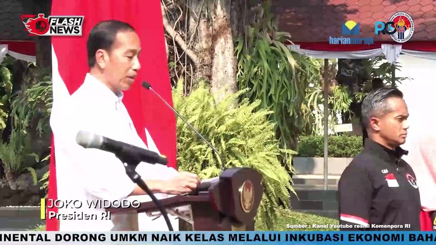 Menpora Dito Dampingi Presiden Jokowi Serahkan Bonus Atlet Olimpiade Paris 2024