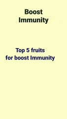 Top 5 fruits for boost immunity| immunity booster