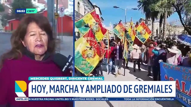 “Al Gobierno no le da la gana de pacificar el país, quiere conflictos y los va a tener”, advierten gremiales que marchan este lunes en La Paz