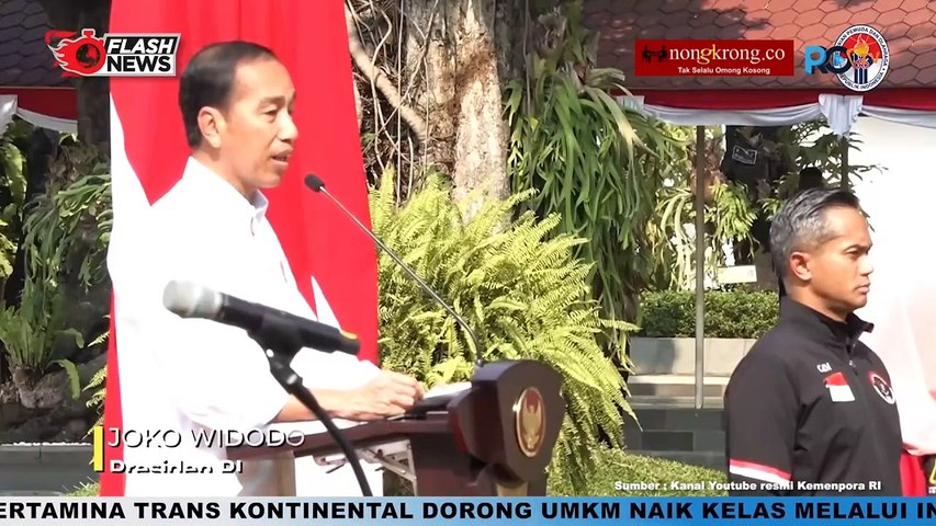 Menpora Dampingi Presiden Jokowi Beri Bonus Pada Atlet Peraih Medali Olimpiade