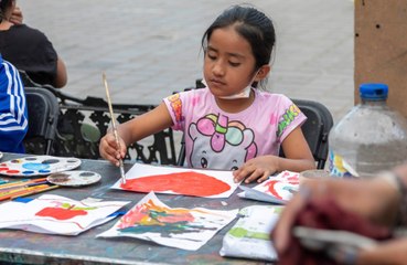 Arts and crafts improve mental health in the same way that a job does