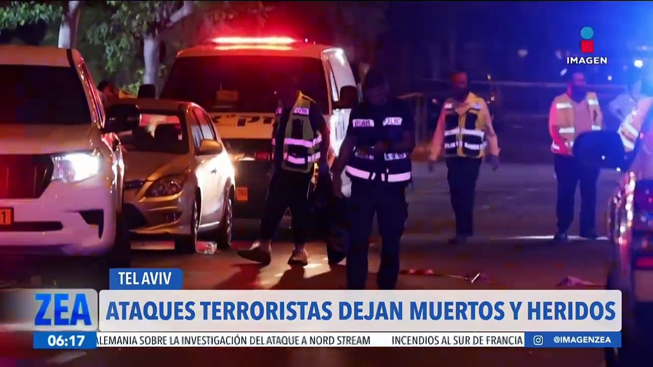 Ataques terroristas dejan muertos y heridos en Tel Aviv, Israel
