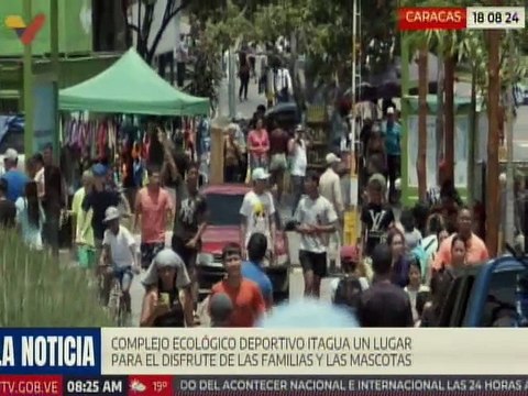 Caracas | Familias disfrutan de actividades recreativas en el Complejo Deportivo Ecológico Itagua