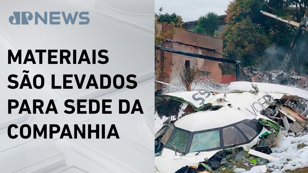 Voepass finaliza retirada de destroços da aeronave que caiu em Vinhedo (SP)