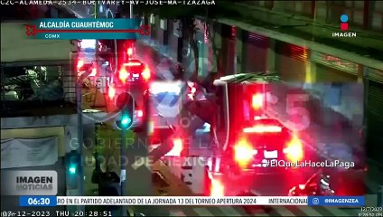 Así cayó un delincuente que robó un teléfono celular en el Centro Histórico de la CDMX