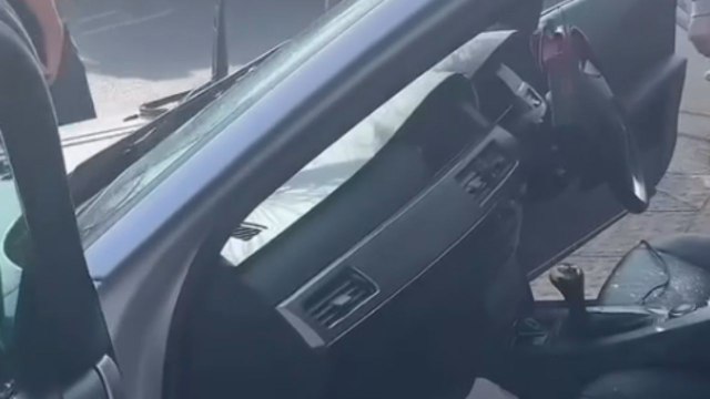 Hull rioters' violent outburst in car park leaves vehicles smashed up and torched