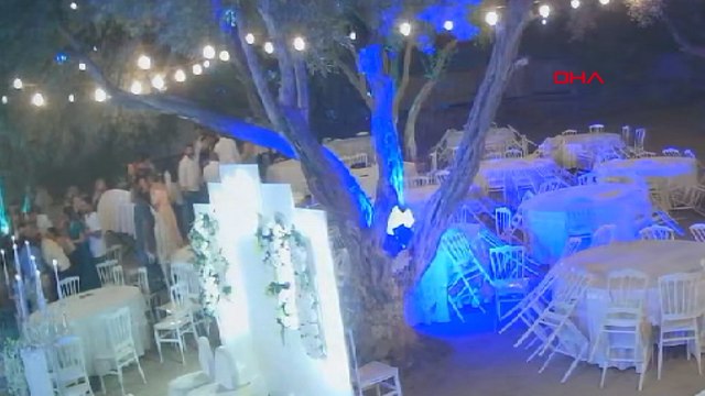Düğün salonunda 13 kişinin yaralandığı şişe, sandalye ve bıçaklı kavga kamerada