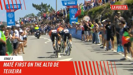 Maté Leads on Alto de Teixeira in Stage 3 of La Vuelta 2024 🚴‍♂️