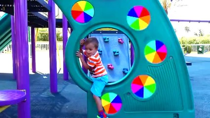 Outdoor Playground for Kids and Family Fun Activities with Vlad and Nikita