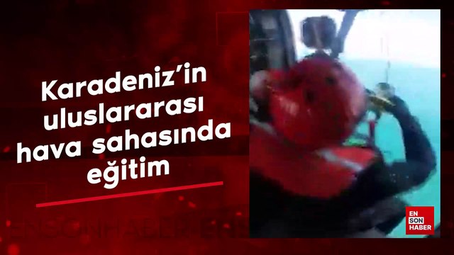 Türk Hava Kuvvetleri Komutanlığından Karadeniz'in uluslararası hava sahasında eğitim