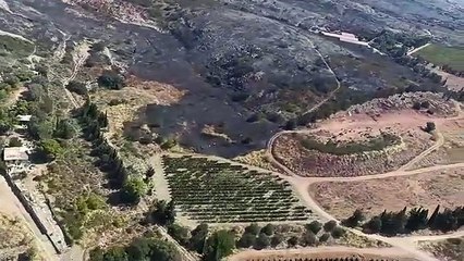 Les images de l'incendie du massif de la Gardiole depuis le ciel