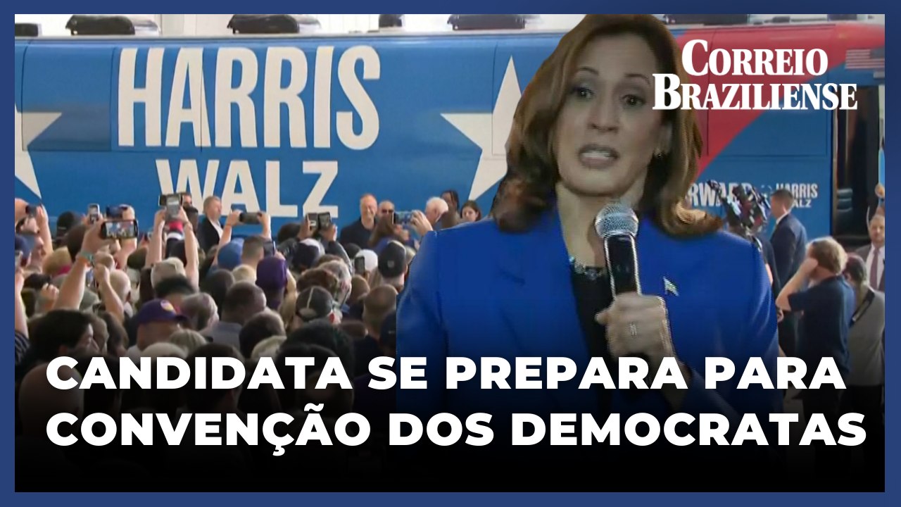 Kamala Harris realiza campanha em estado crucial para eleições nos EUA