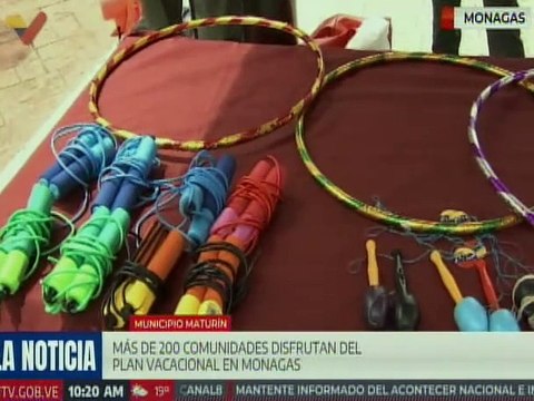 Más de 200 comunidades disfrutan de las actividades de los planes vacacionales en el edo. Monagas