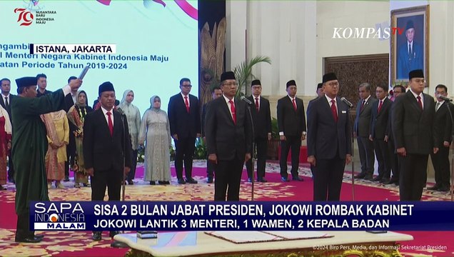 Ini Daftar Nama Menteri Baru di Kabinet Jokowi, Ada dari Partai Gerindra dan TKN Prabowo Gibran
