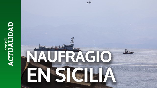 Al menos un muerto y seis desaparecidos por el naufragio de un velero en Sicilia
