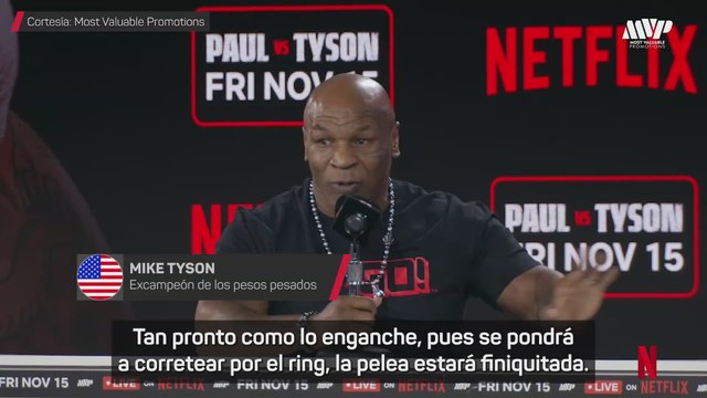 JAKE PAUL vs. MIKE TYSON, rueda de prensa | En cuanto enganche a Jake Paul, pelea finiquitada | BOXEO