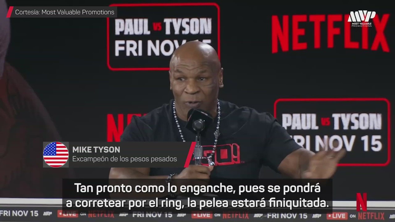 JAKE PAUL vs. MIKE TYSON, rueda de prensa | "En cuanto enganche a Jake Paul, pelea finiquitada" | BOXEO
