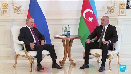 Putin offers to mediate talks between Azerbaijan and Armenia on visit to Baku