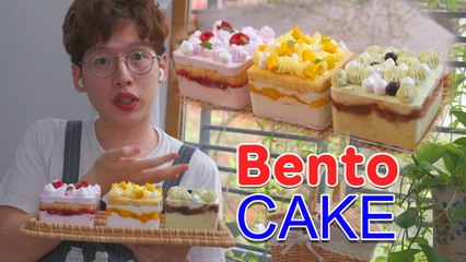 Make 3 Cute Mini Bento Cake Boxes
