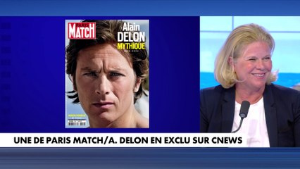 Download Video: Caroline Mangez dévoile la Une du magazine consacré à Alain Delon