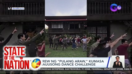 Cast at crew ng "Pulang Araw," kumasa sa mga nauusong dance challenge | SONA